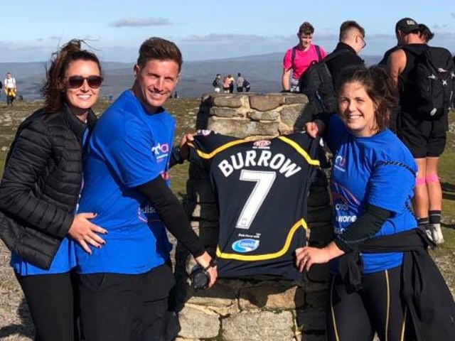 Rob Burrow's friends and family completing the three peaks challenge
