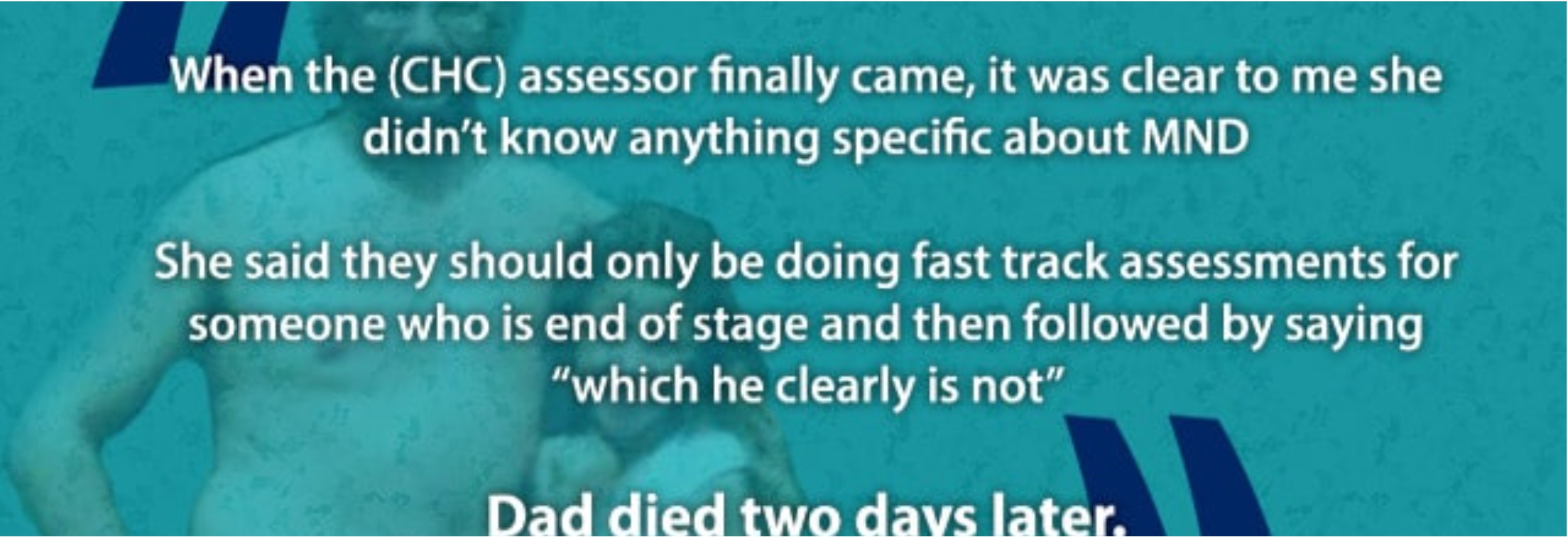 Continuing Healthcare (CHC) person affected by MND personal story