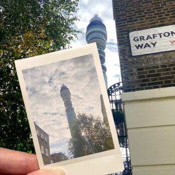 image of BT Tower with MNDA Flag