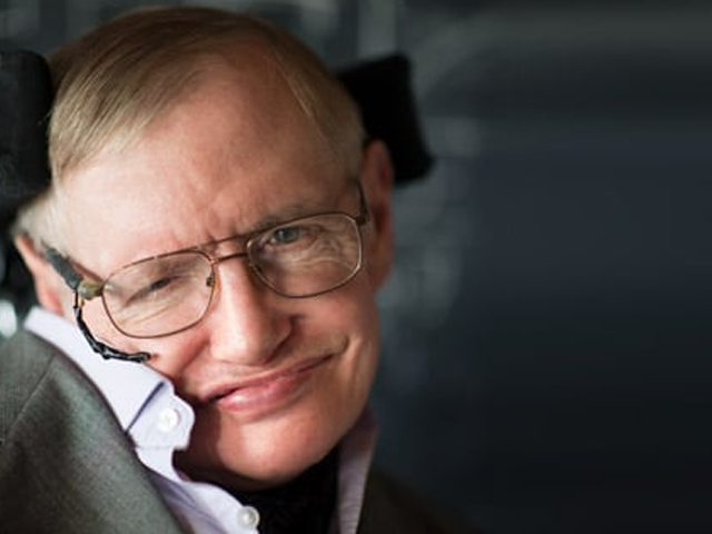 photo of Professor Stephen Hawking
