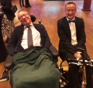 Dave and Lee at the third sector awards