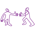 An image of two people shaking hands