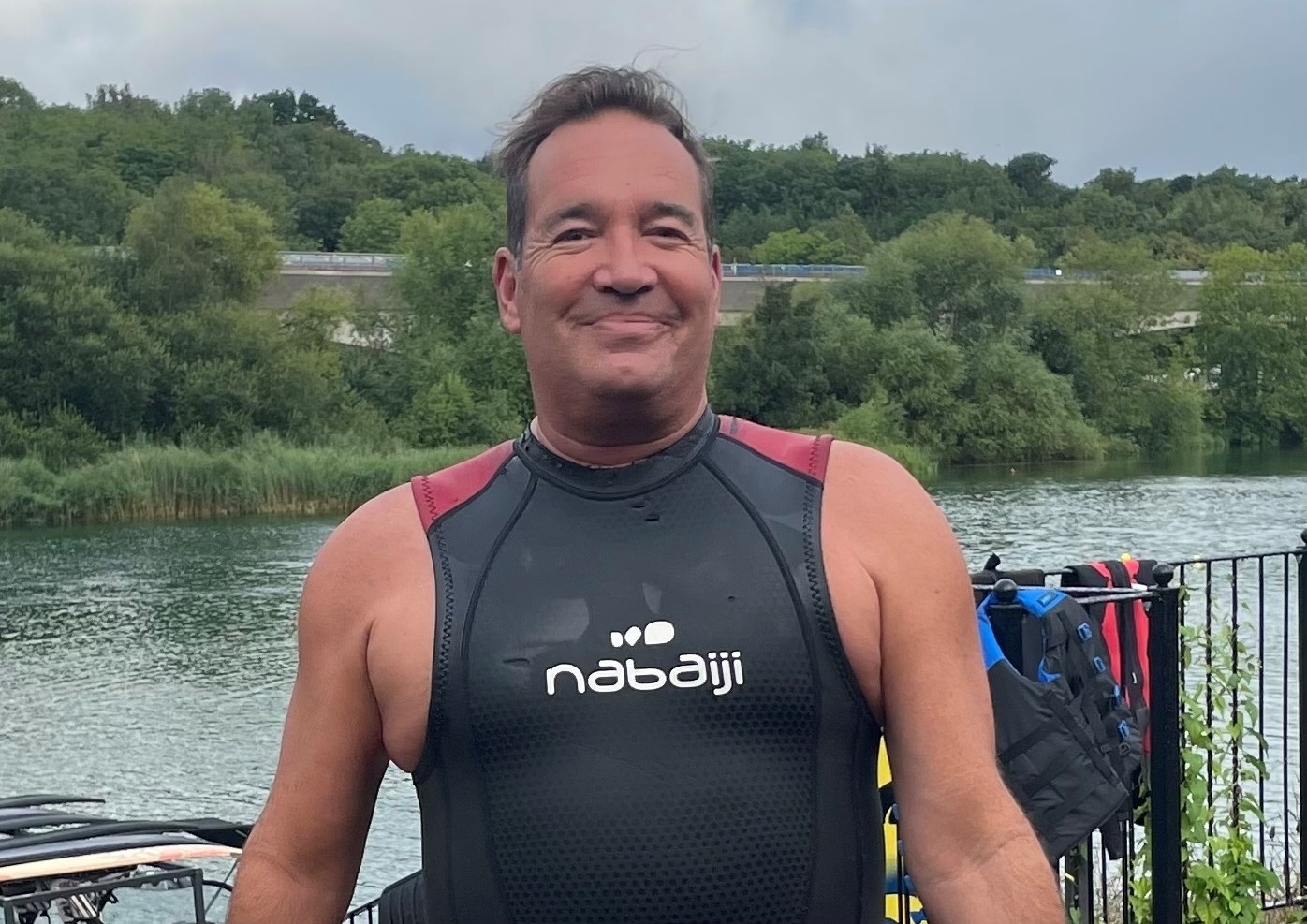 Determined dad living with motor neurone disease embarks on Guinness World Record swim