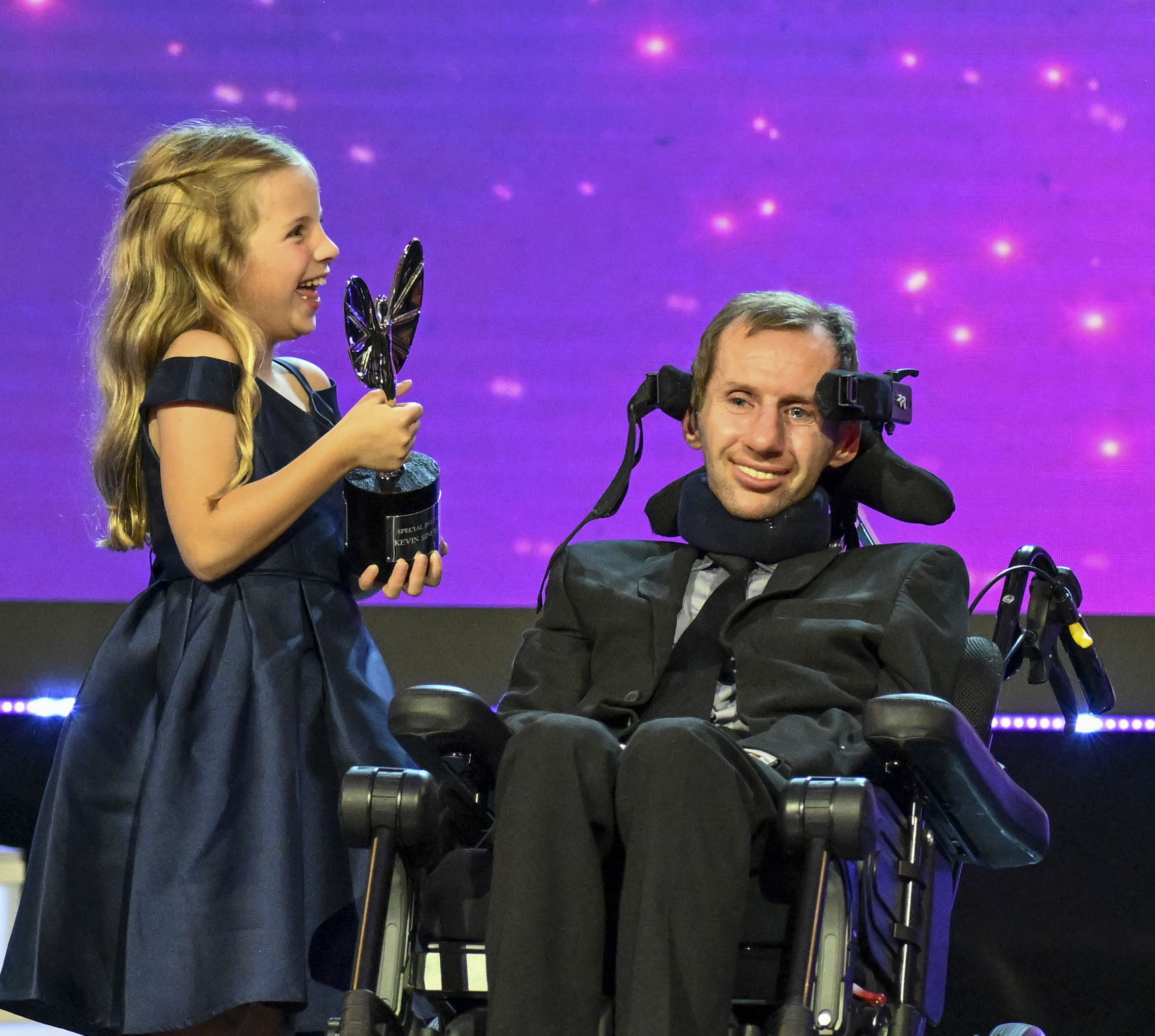 The Burrow family were honoured at the Pride of Britain awards