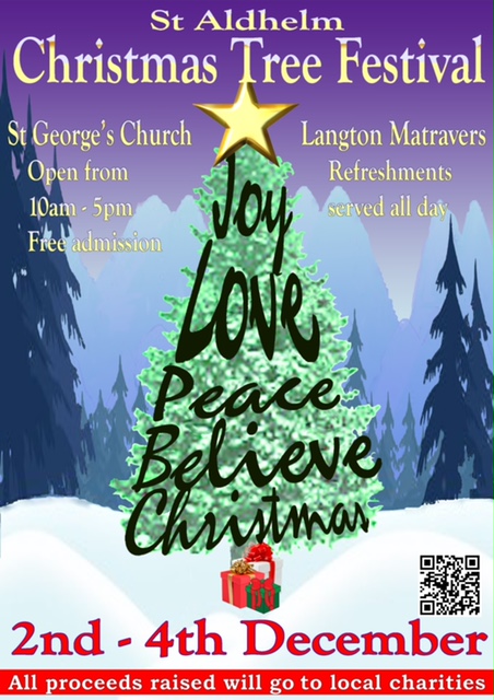 St Aldhelm Christmas Tree Festival 2-4 December