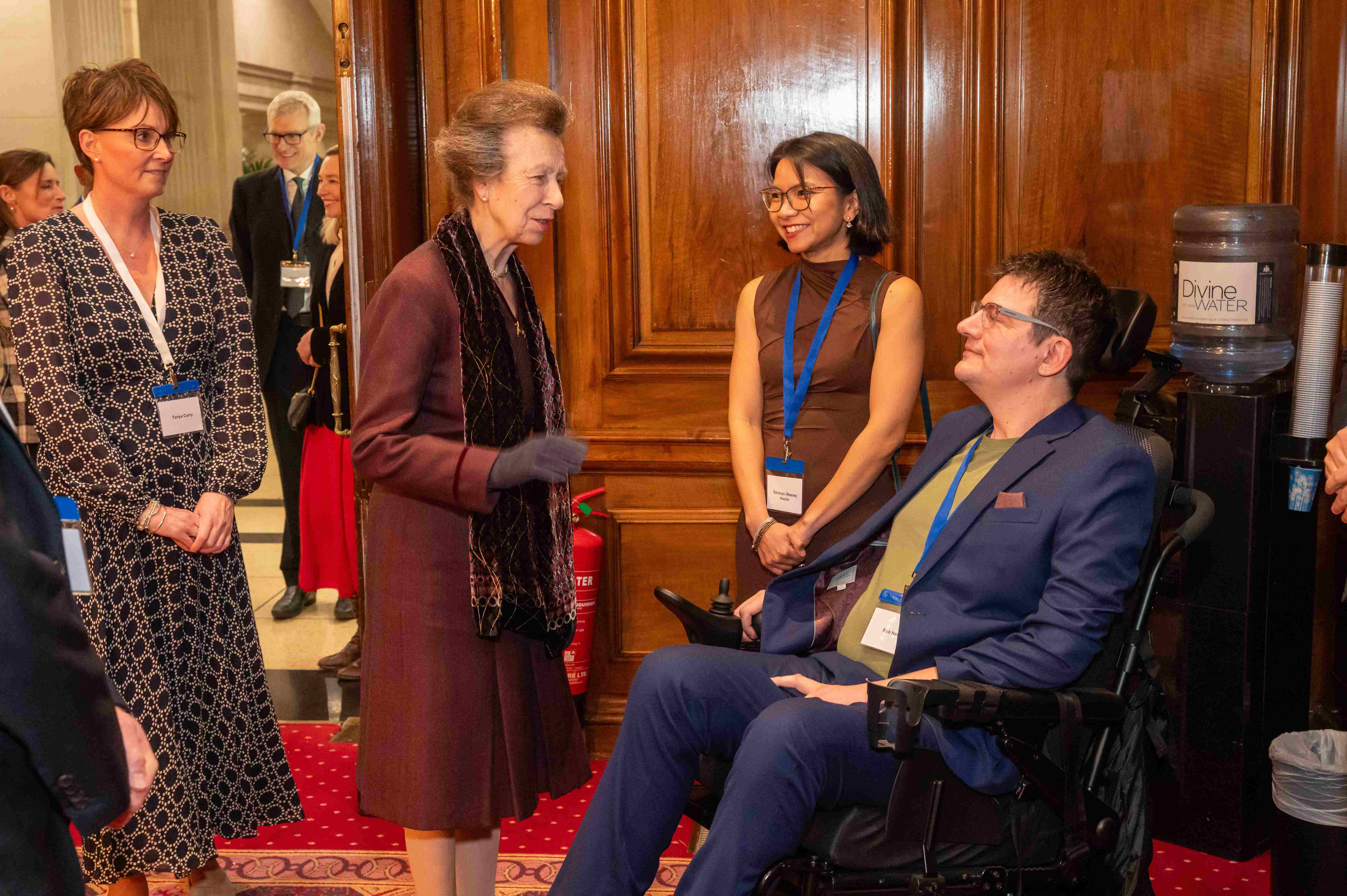 HRH meets members of community