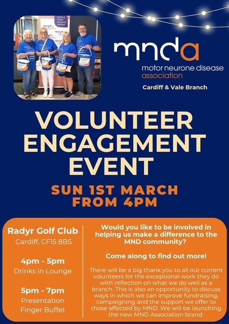 Volunteer Engagement Event - 1st March 2026