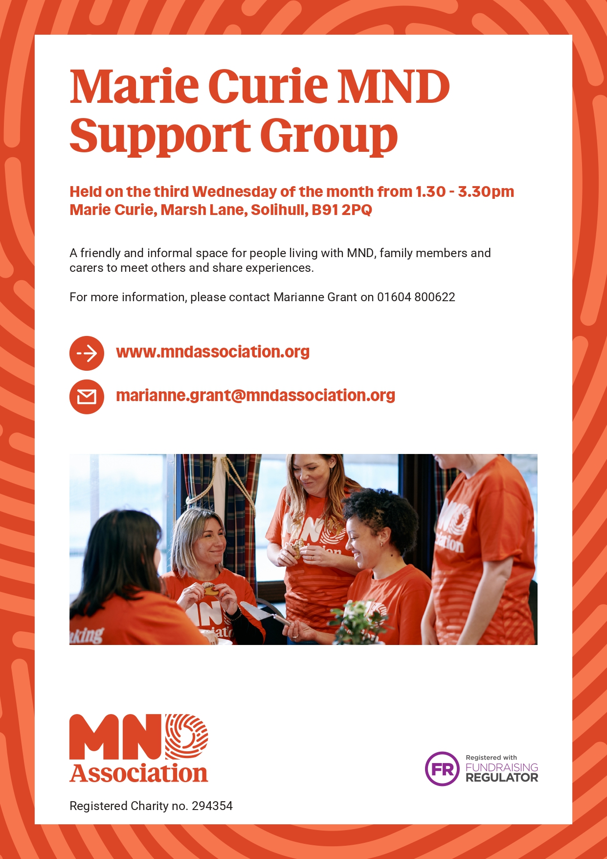 Bham MND Marie Curie Support Group 2026