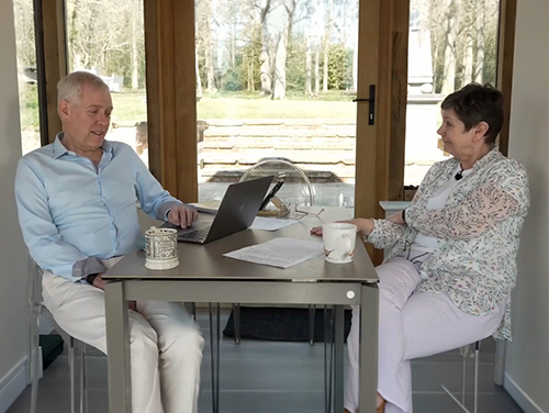 Still of Andrew and Rosaleen