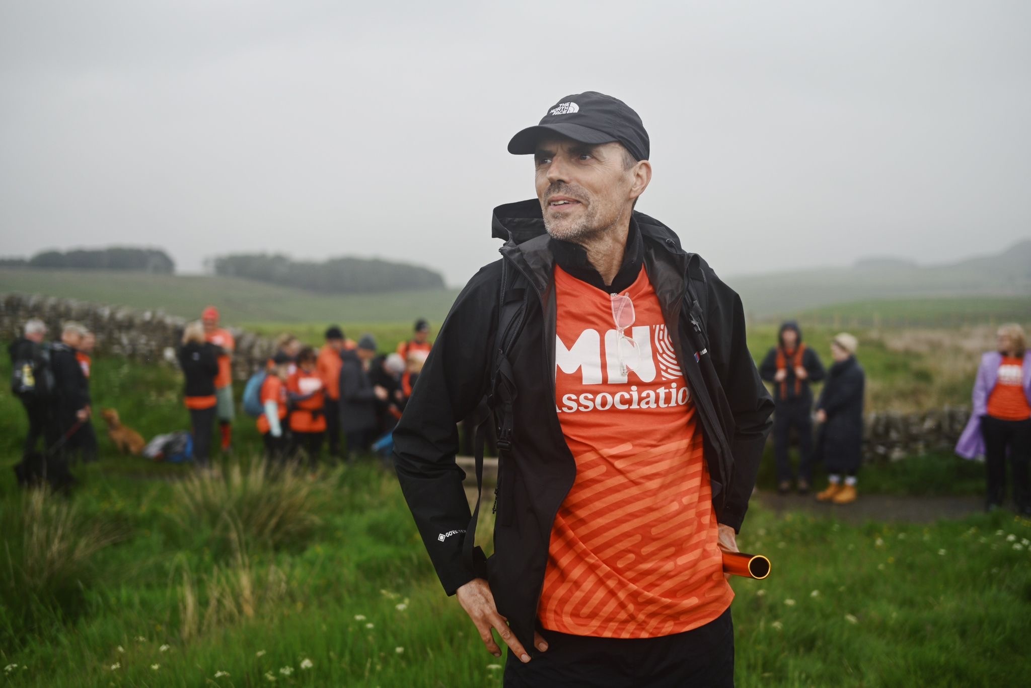 Andrew on Hadrians Walk challenge