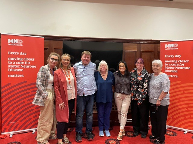 Volunteers Smiling together at an event