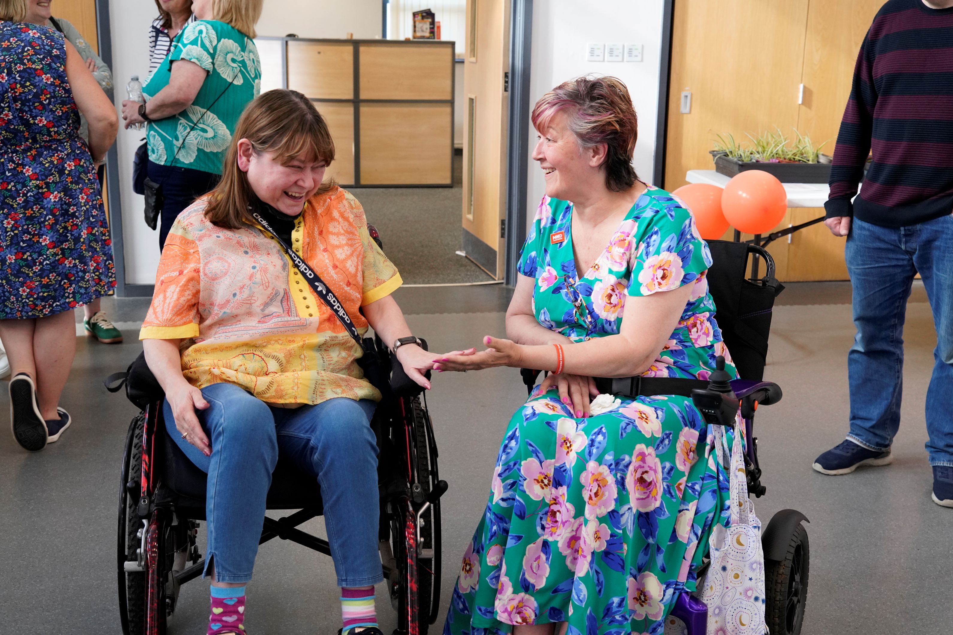 Louise with Gill at her FUNeral