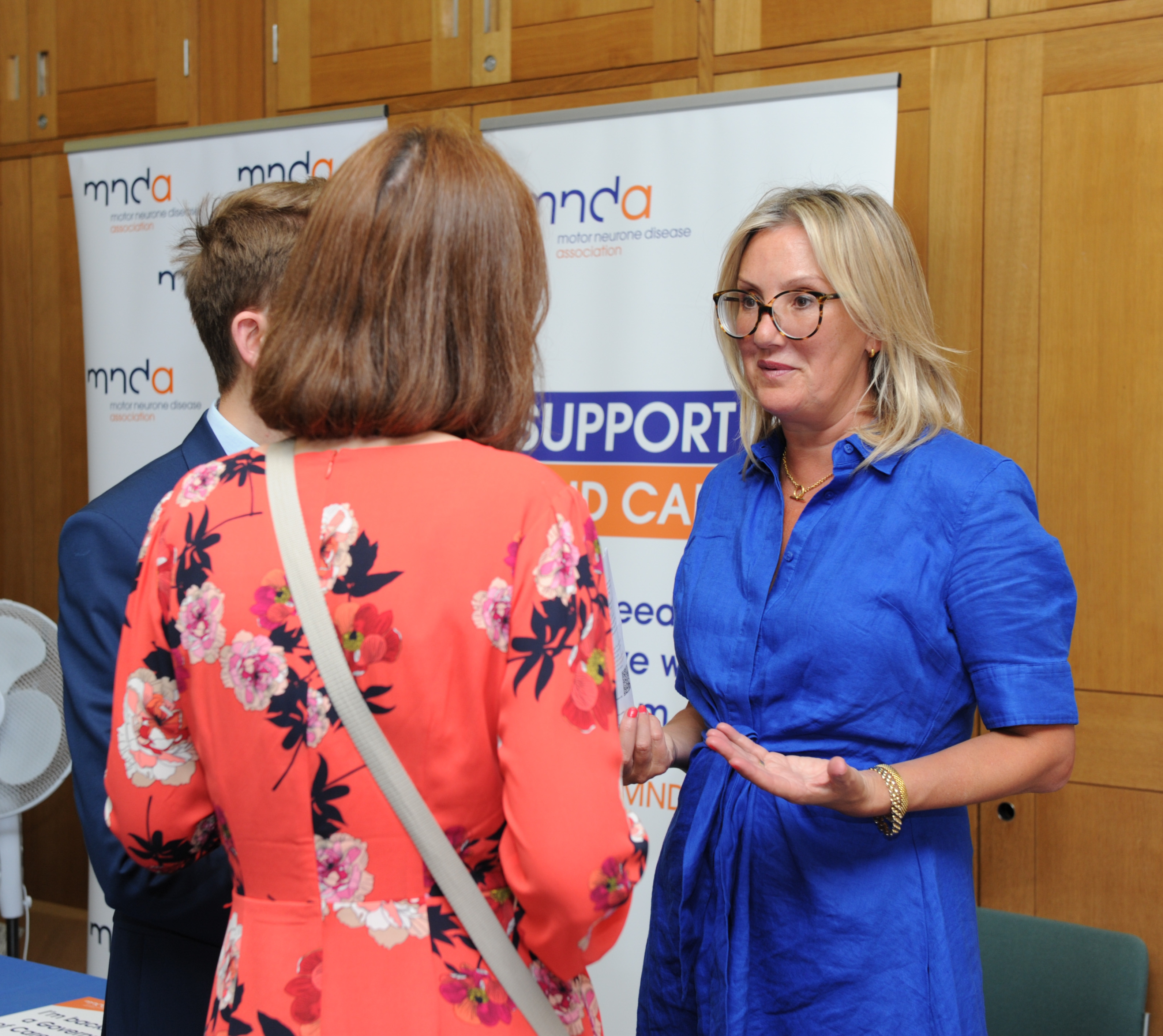 MND Association with Caroline Dineage MP