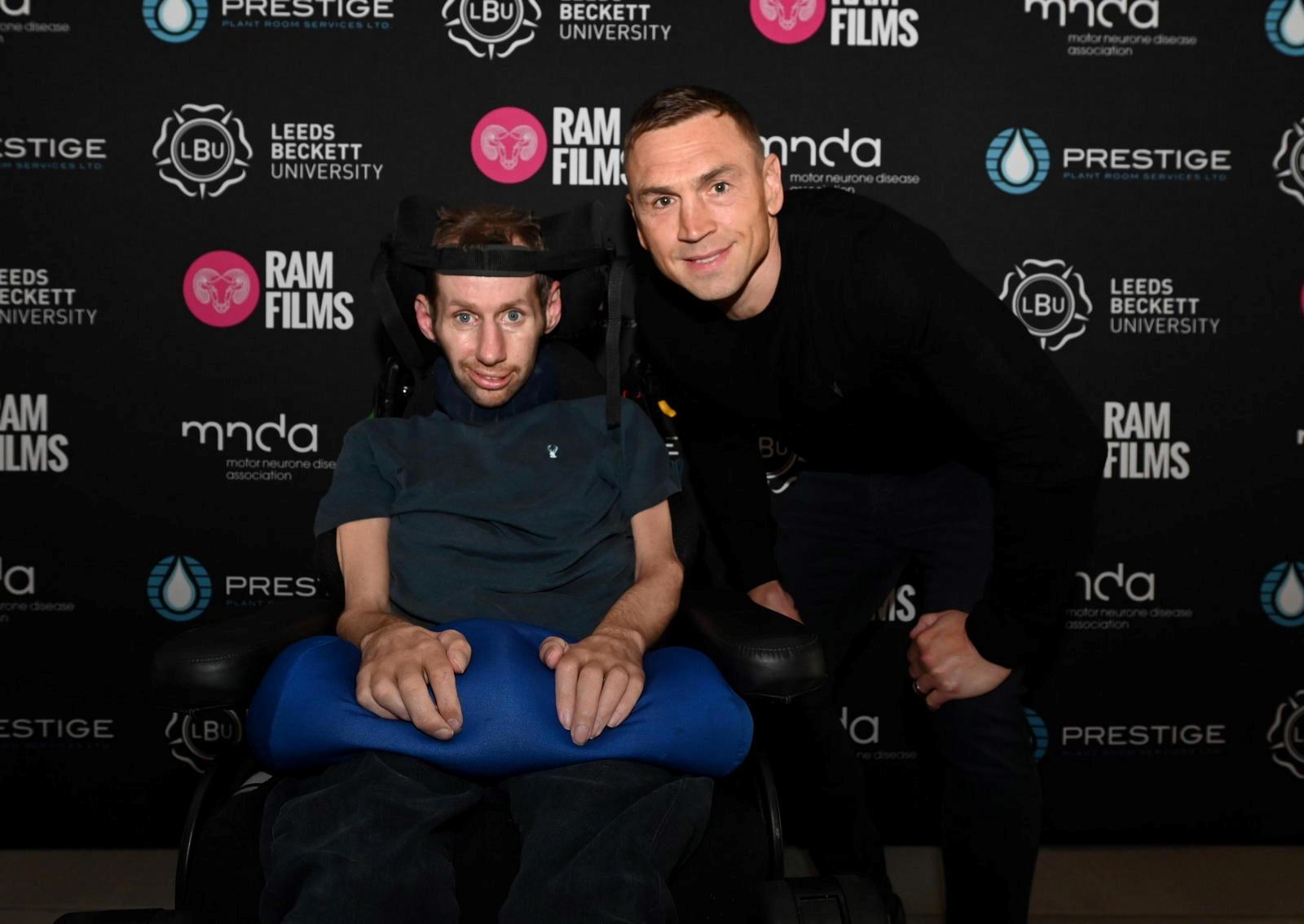 Rob and Kevin at the premier