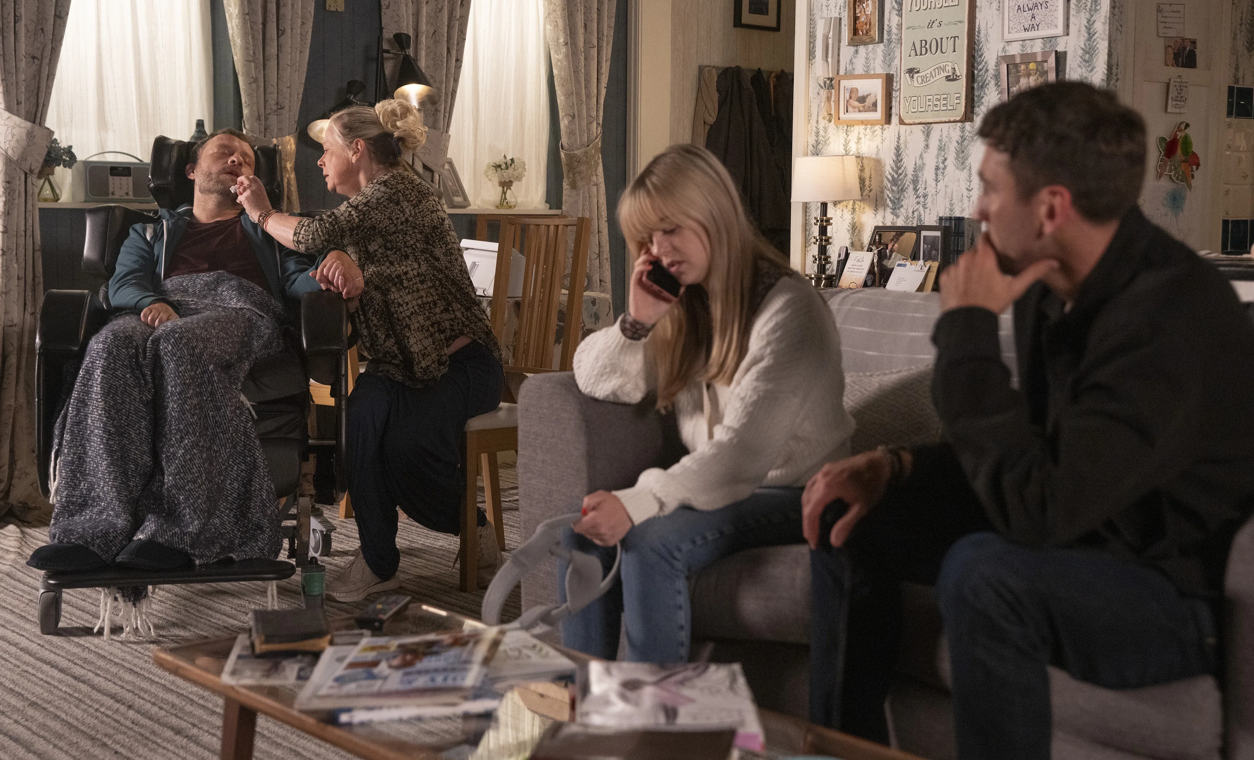Still of Coronation Street MND storyline