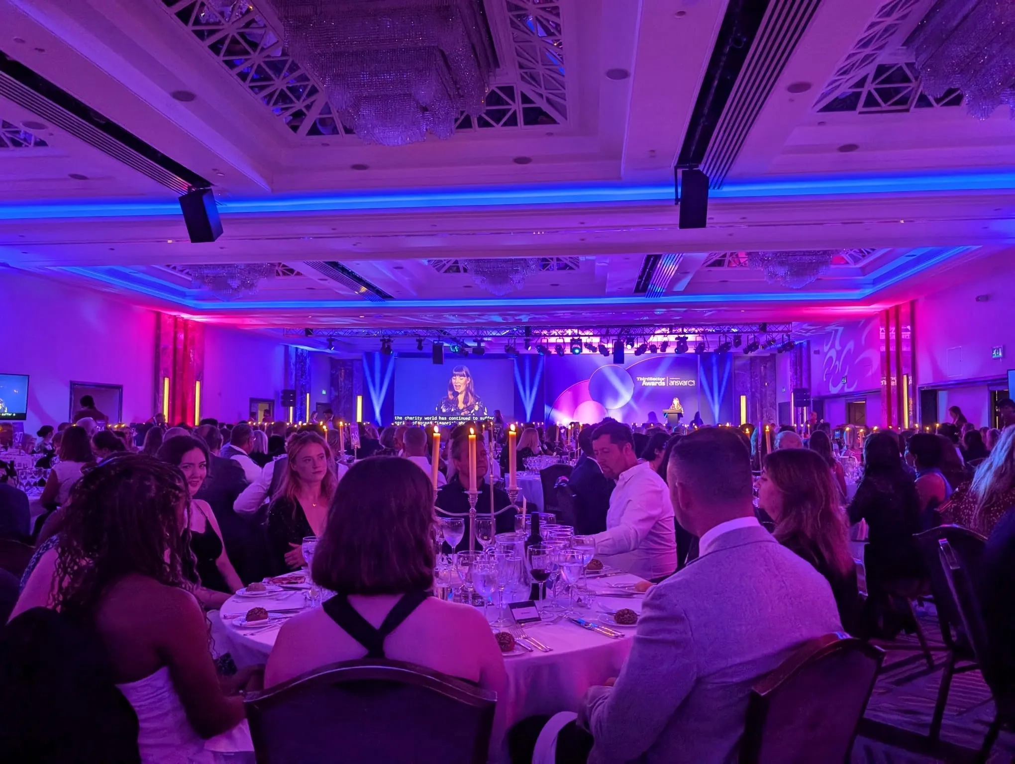 Photograph from inside the Third Sector Awards