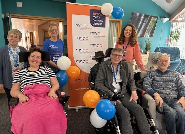 Members of support group in Rugby
