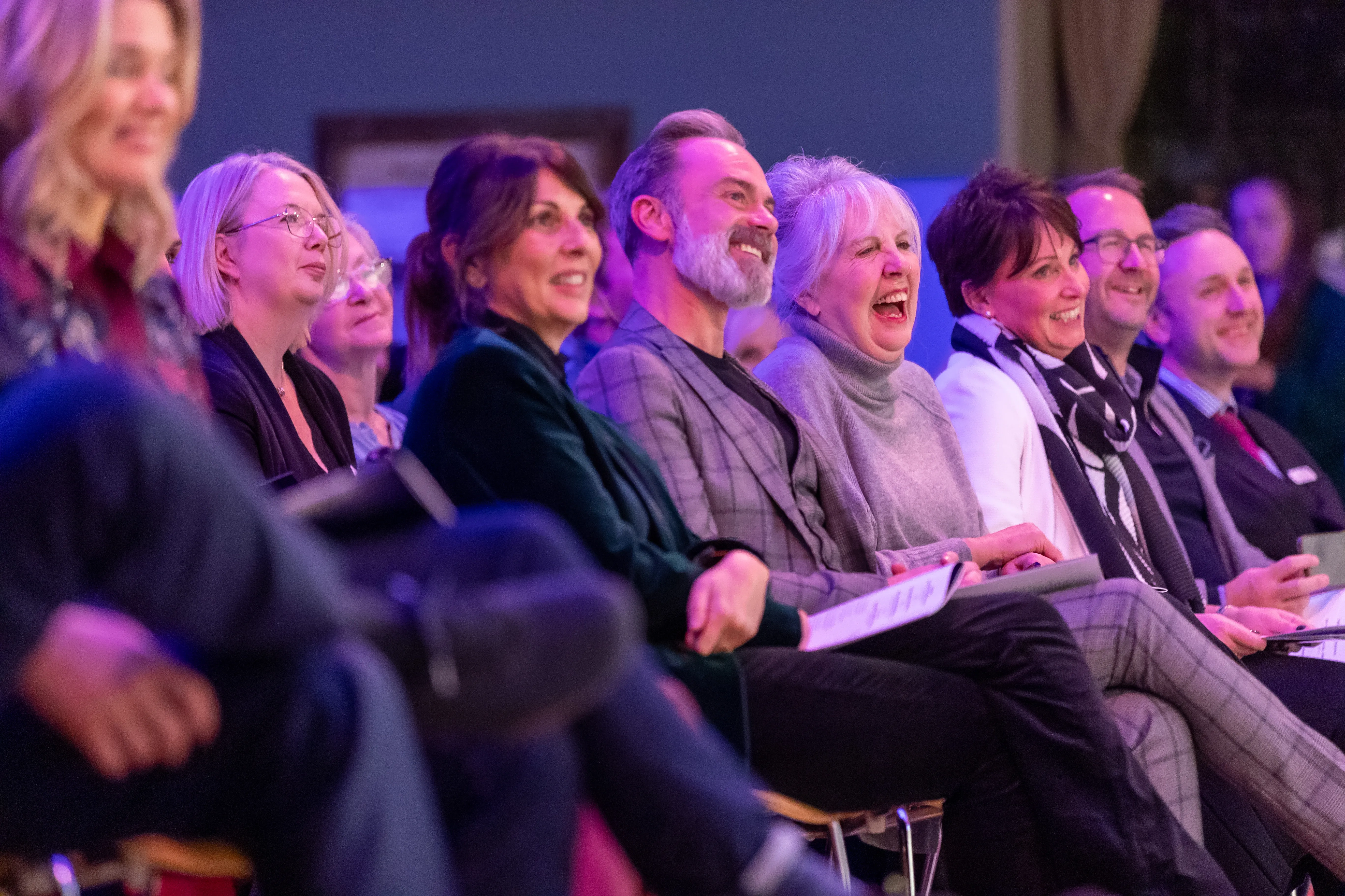 Gina Bellman, Daniel Brocklebank and Dame Penelope Wilton
