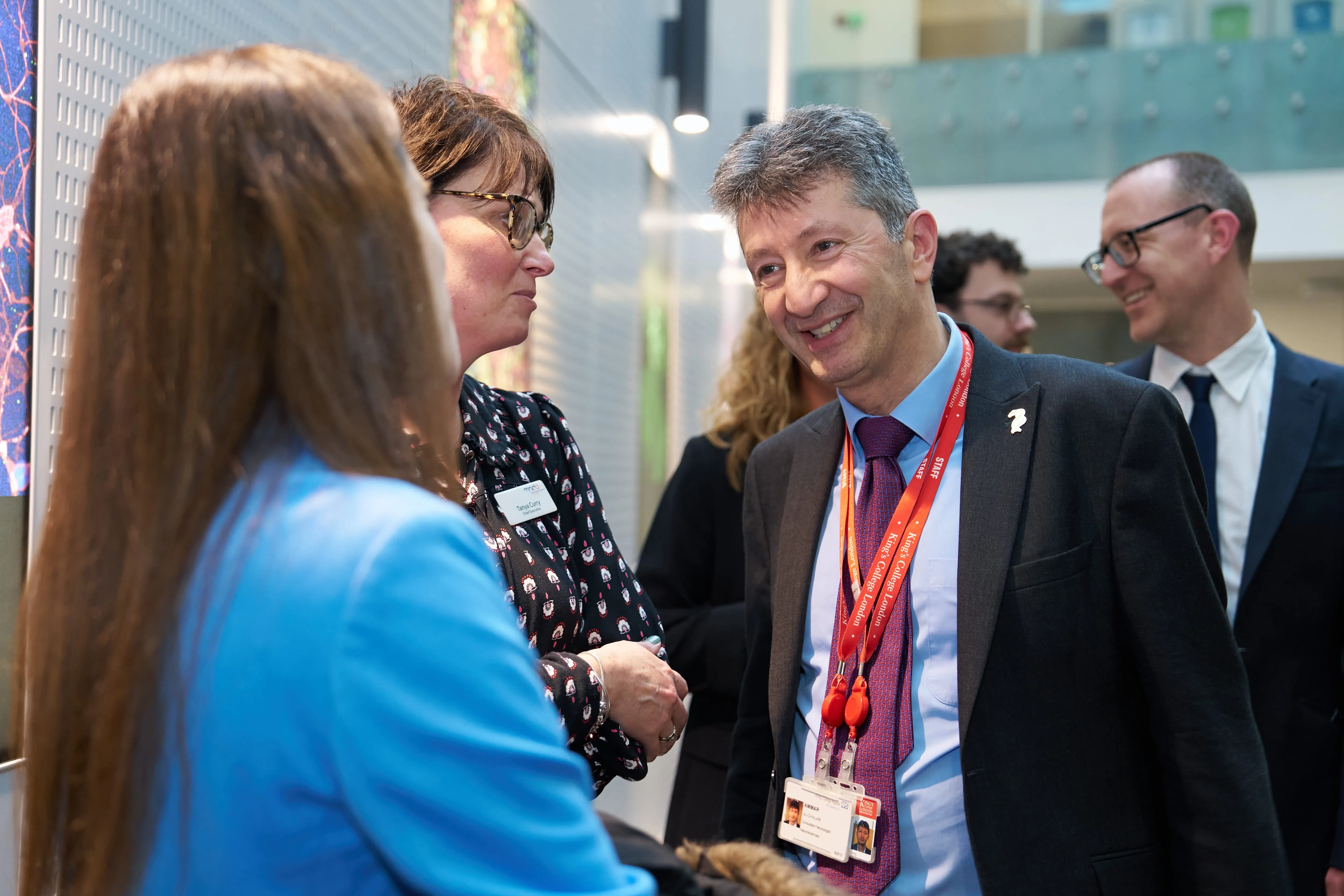 APPG on MND visit Kings College London