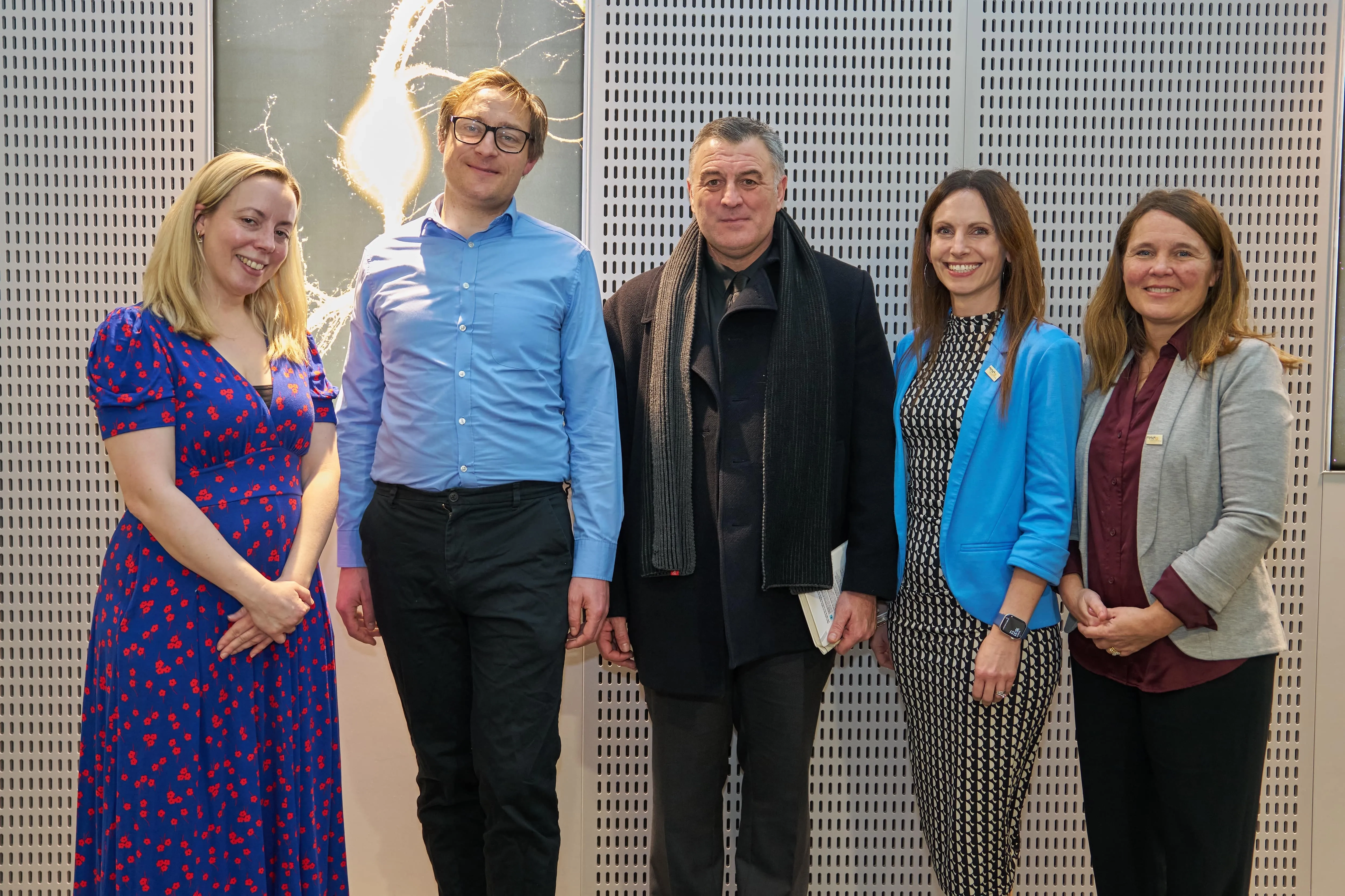 Members of the APPG visit Kings College London