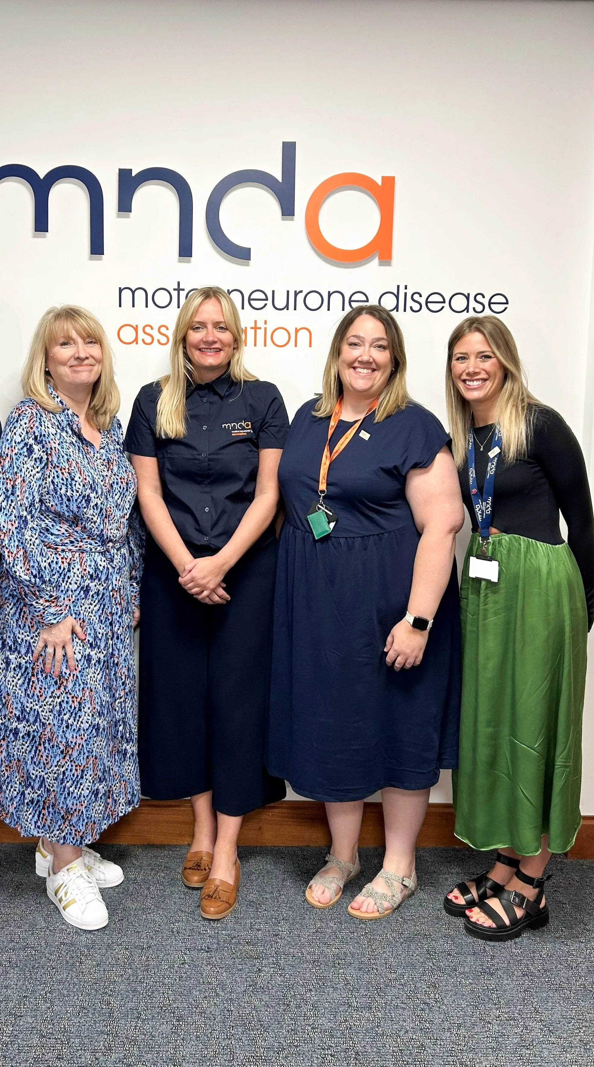 Pictured - The MND Association legacy team 
