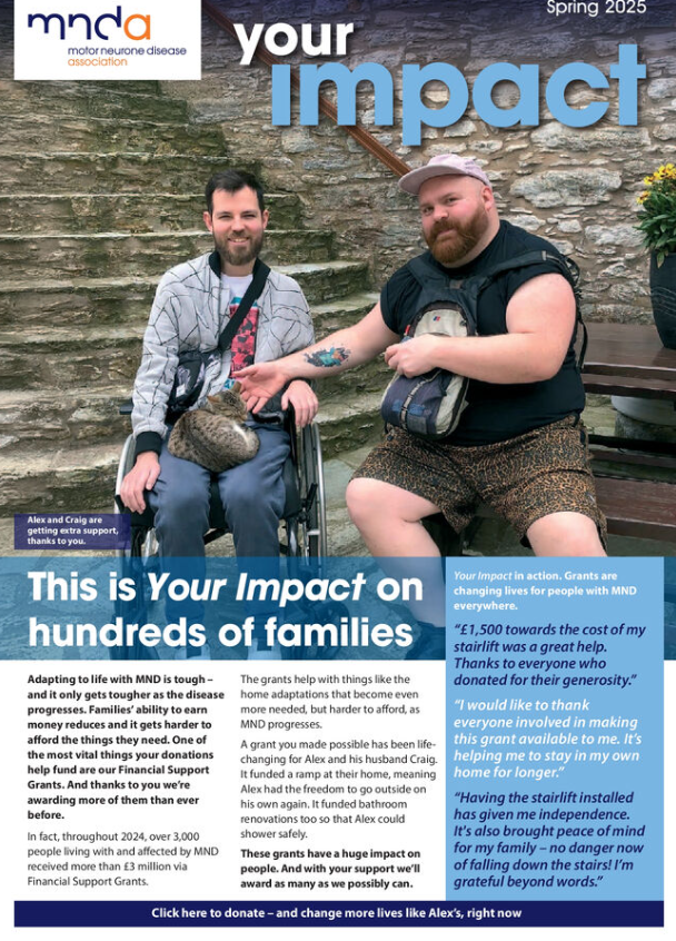 Front page of Your Impact Newsletter