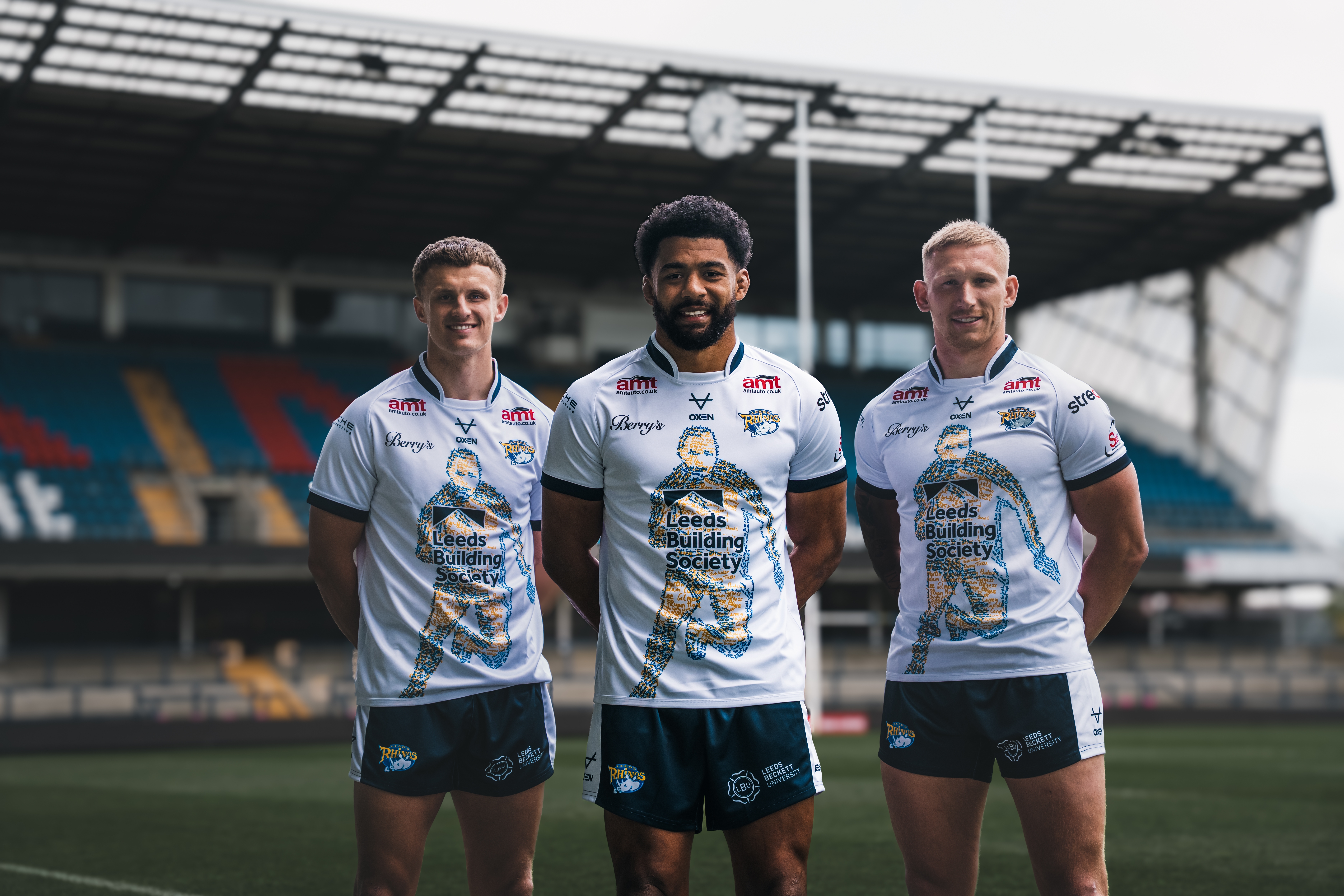 Leeds Rhinos will play in a unique shirt which pays tribute to Rob Burrow CBE