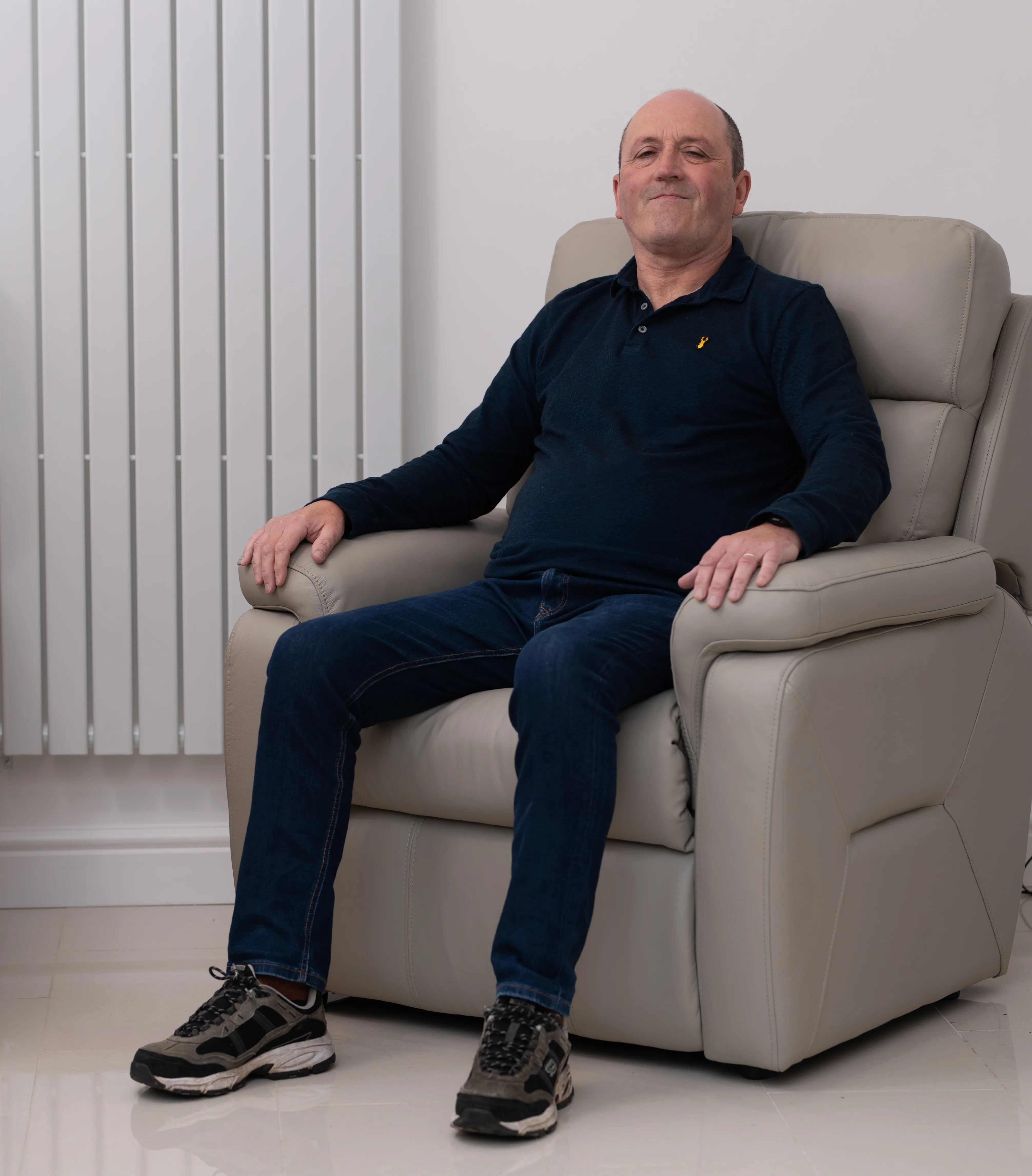 Mike Thomas, who has MND, from Bridgend 