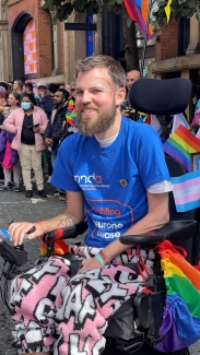 Alex at Manchester PRIDE