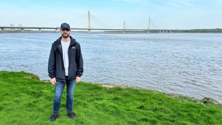 Tom at Mersey Gateway