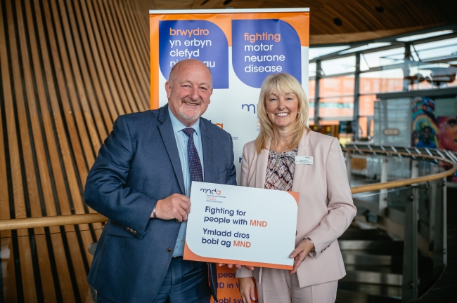 Peter Fox MS at Senedd event to mark Global MND Awareness Day