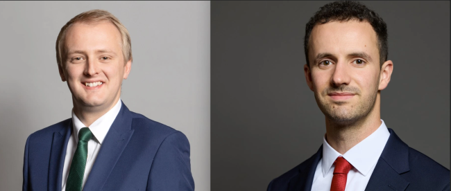 Ben Lake MP and Christopher Hinchliff MP