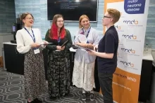 people in group talking