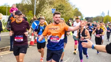 Manchester Marathon runner