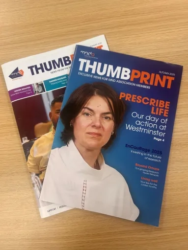 Two Thumb Print magazines