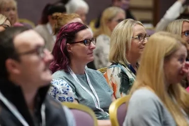 Professionals attending a MND Association's event