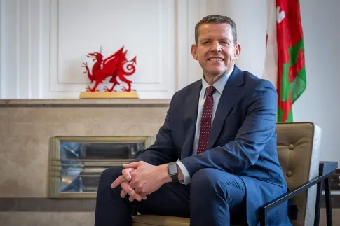 First Minister Rhun ap Iorwerth © Wales Government/Matthew Horwood