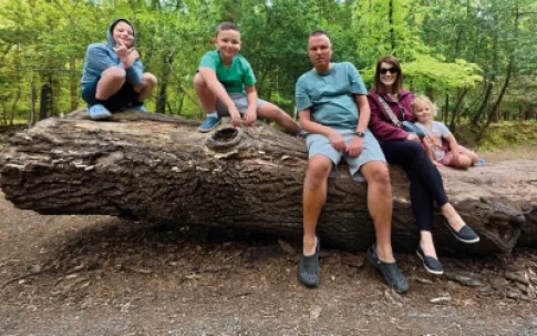 James and family 