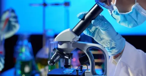 A microscope to demonstrate research