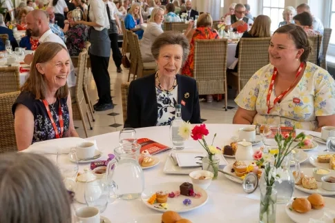 HRH The Princess Royal meets staff and volunteers