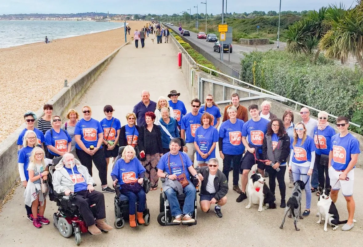West Dorset branch gathered at Weymouth sponsored walk