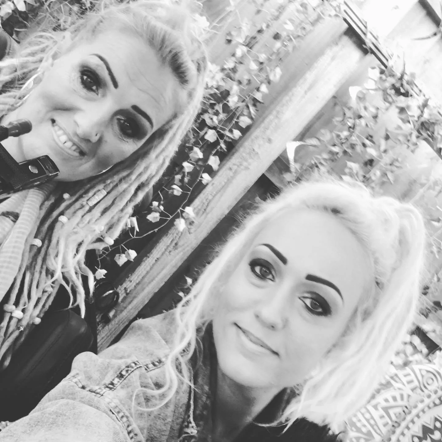 Rosie and her mum Alyson during MND