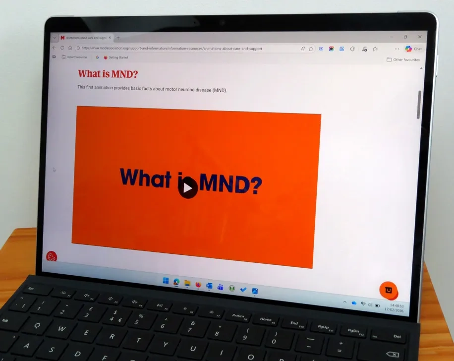 Web page showing thumbnails of animation videos