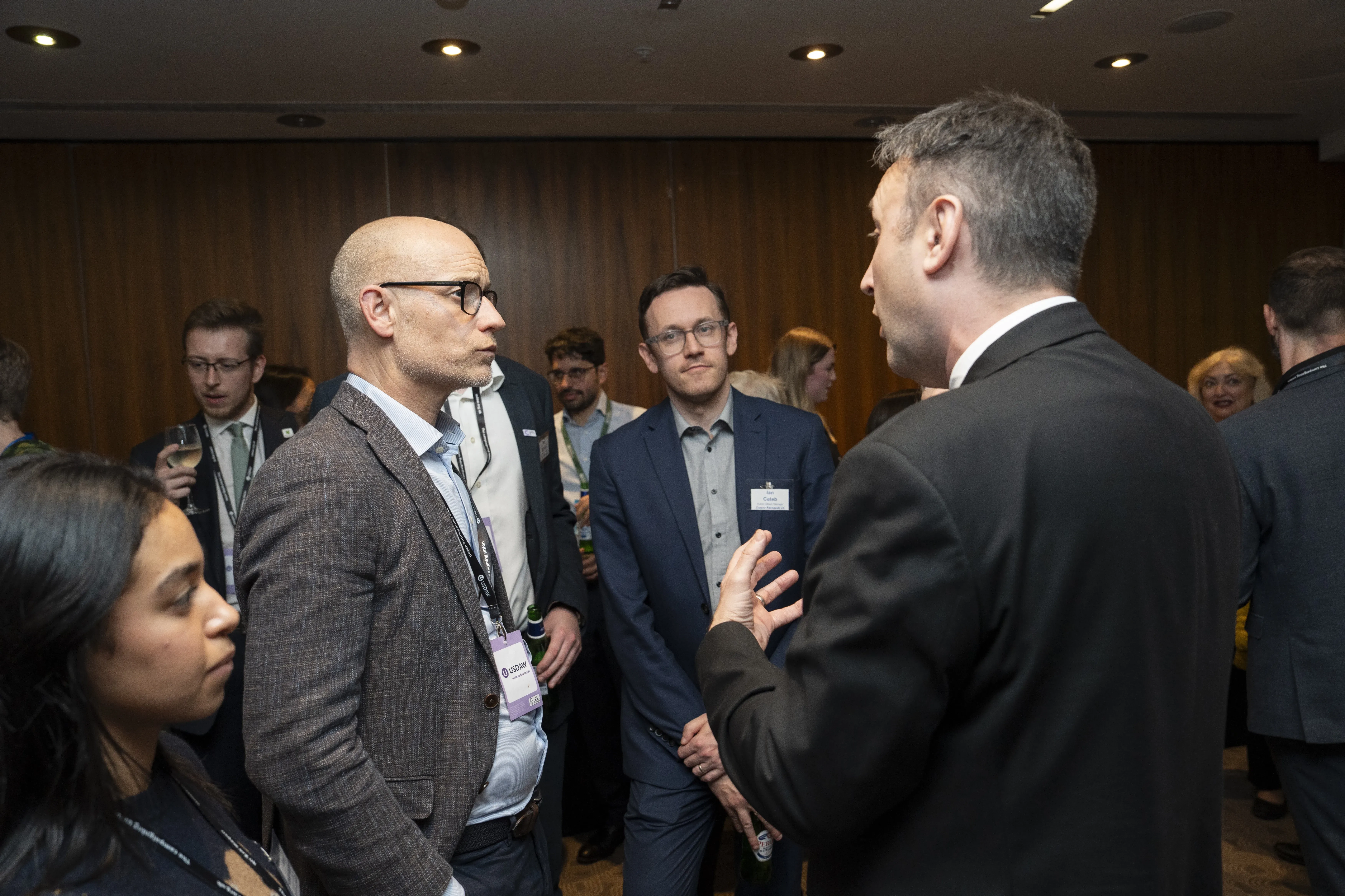 Richard Evans and Stephen Kinnock MP