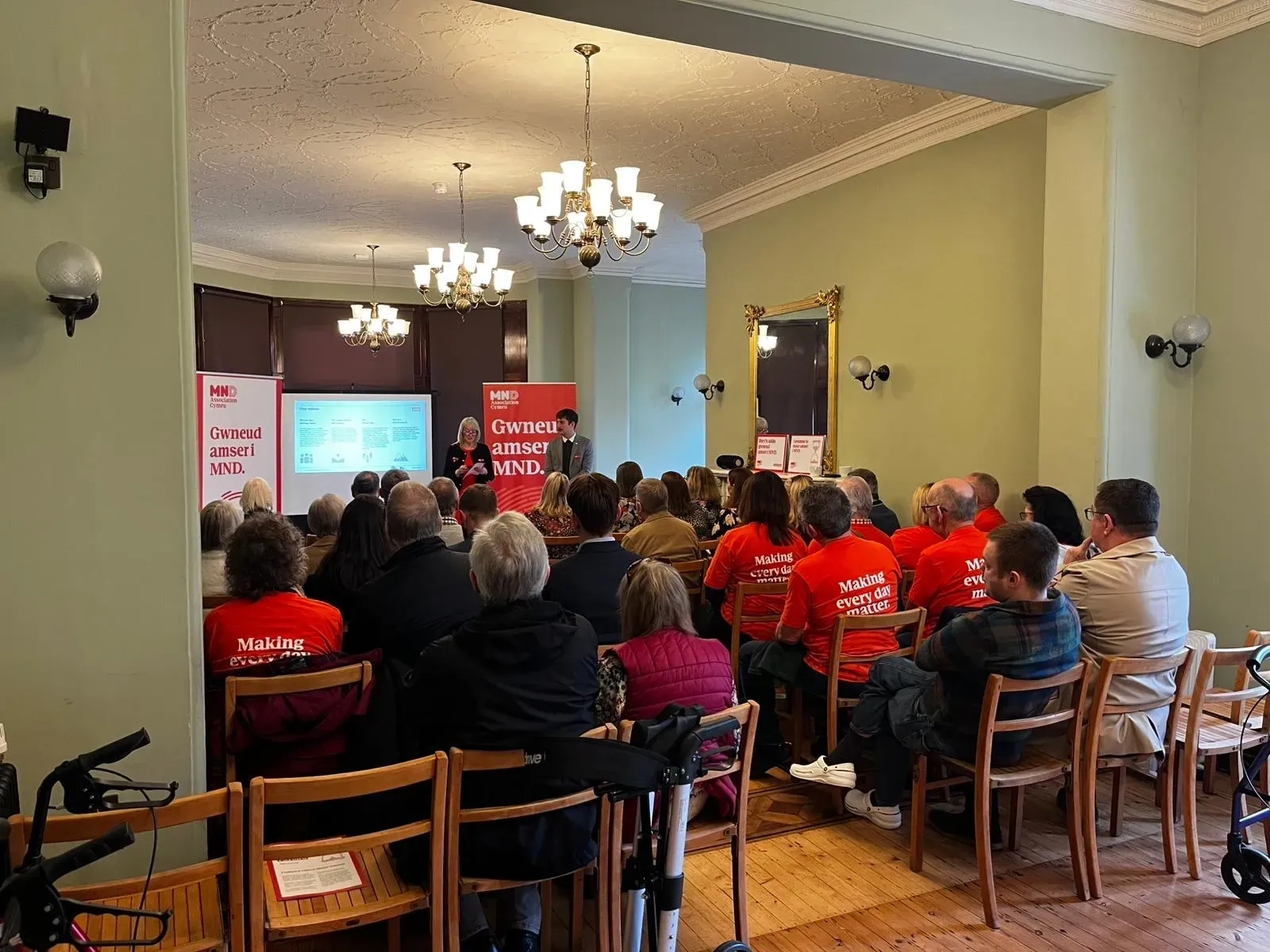 Amser i MND launch in Cardiff